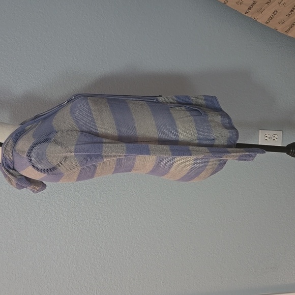 TOMMY BAHAMA Zippered Hoodie Cardigan Linen Blend Lightweight SZ Small Blue Gray - Picture 6 of 14